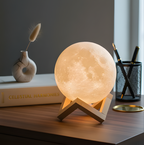 Lámpara Luna 3D